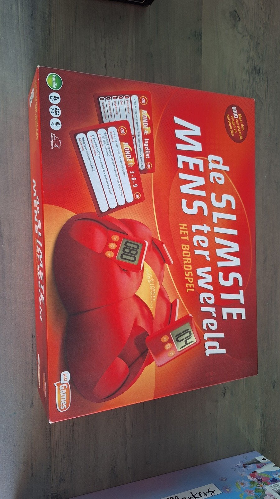 De Slimste Mens ter Wereld - Het Bordspel, Een of twee spelers, Ophalen of Verzenden, Zo goed als nieuw