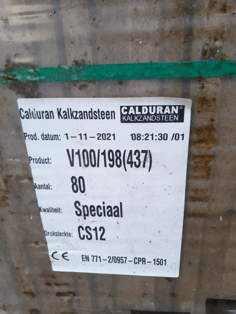 Kalkzandsteen lijmblokken velling, Ophalen, Zo goed als nieuw, Kalkzandstenen