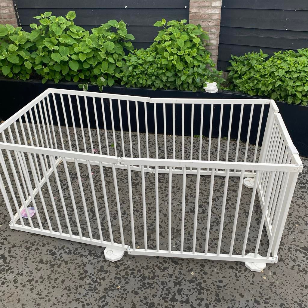 Witte grondbox / buitenbox / box, Ophalen, Gebruikt, Rechthoekig