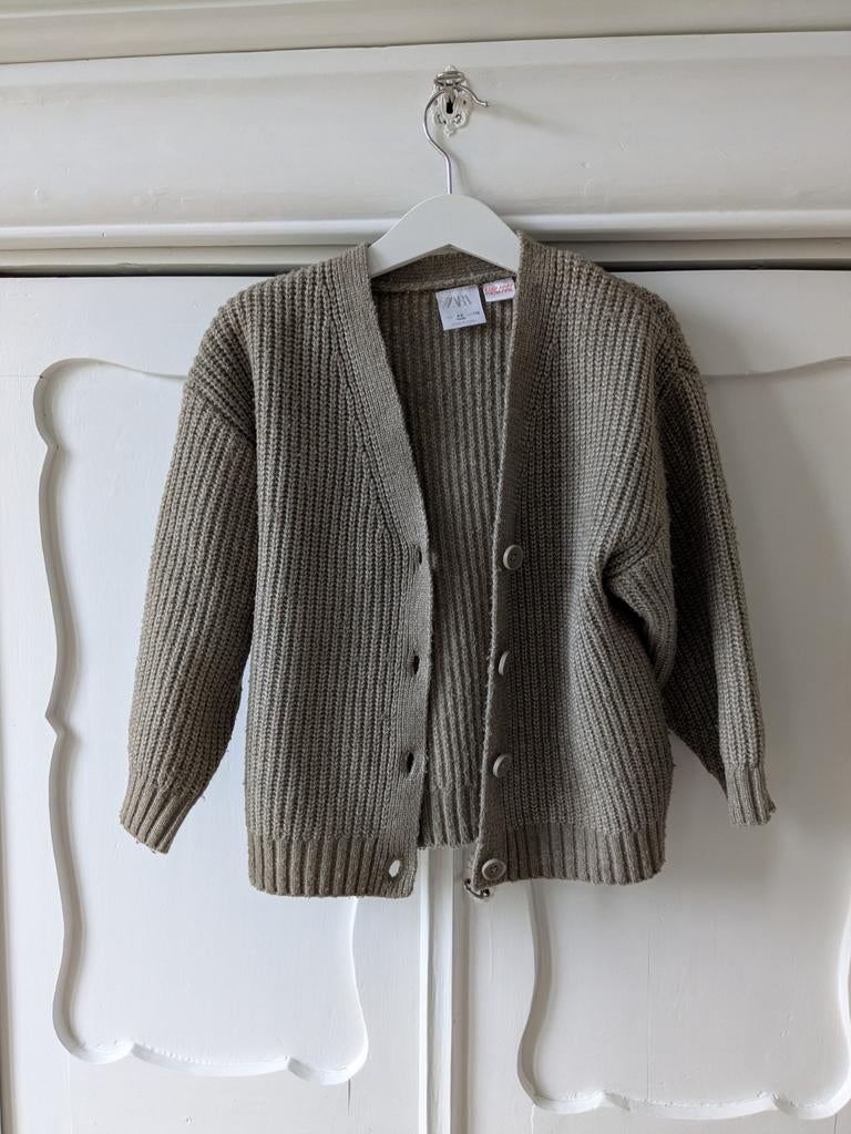 Zara vest 110 wol, Meisje, Trui of Vest, Ophalen of Verzenden, Zo goed als nieuw