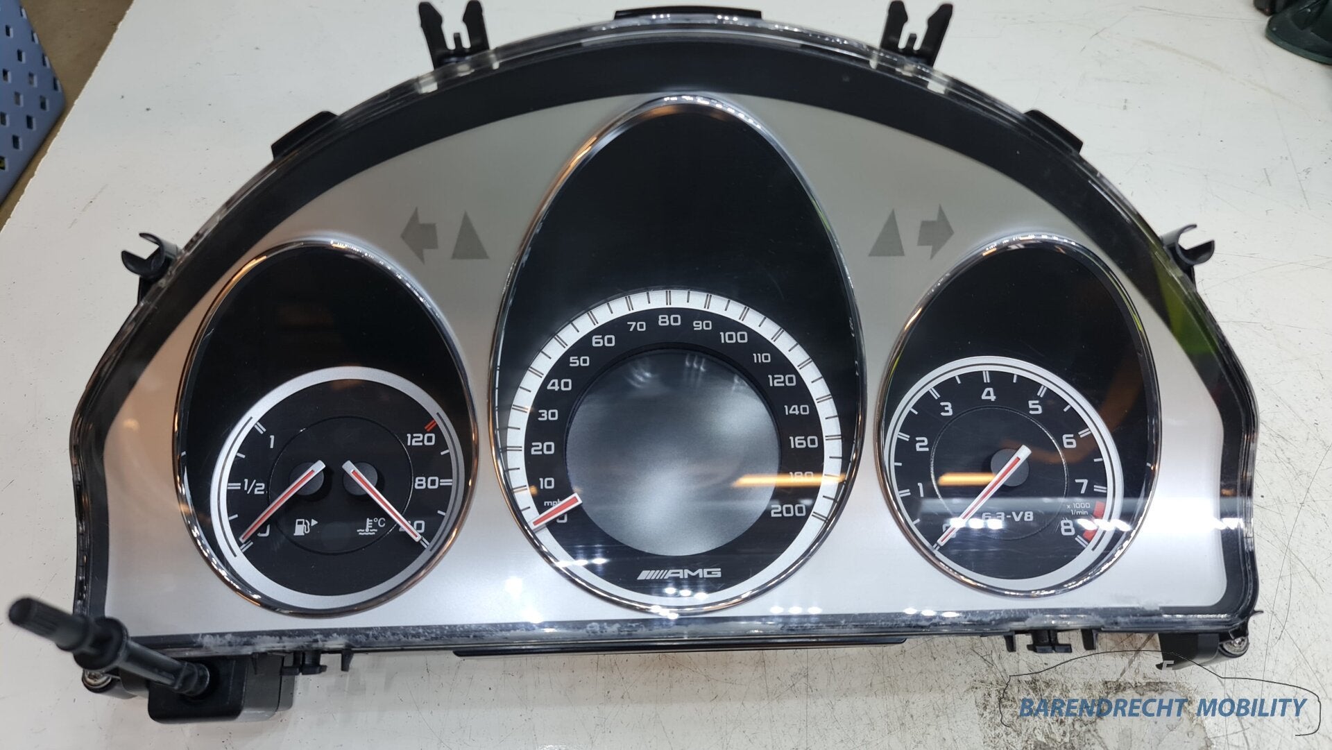 AMG KMteller Mercedes c klasse W204 tacho Mijlen KM teller20, Gebruikt, Mercedes-Benz AG, Mercedes-Benz, Ophalen of Verzenden