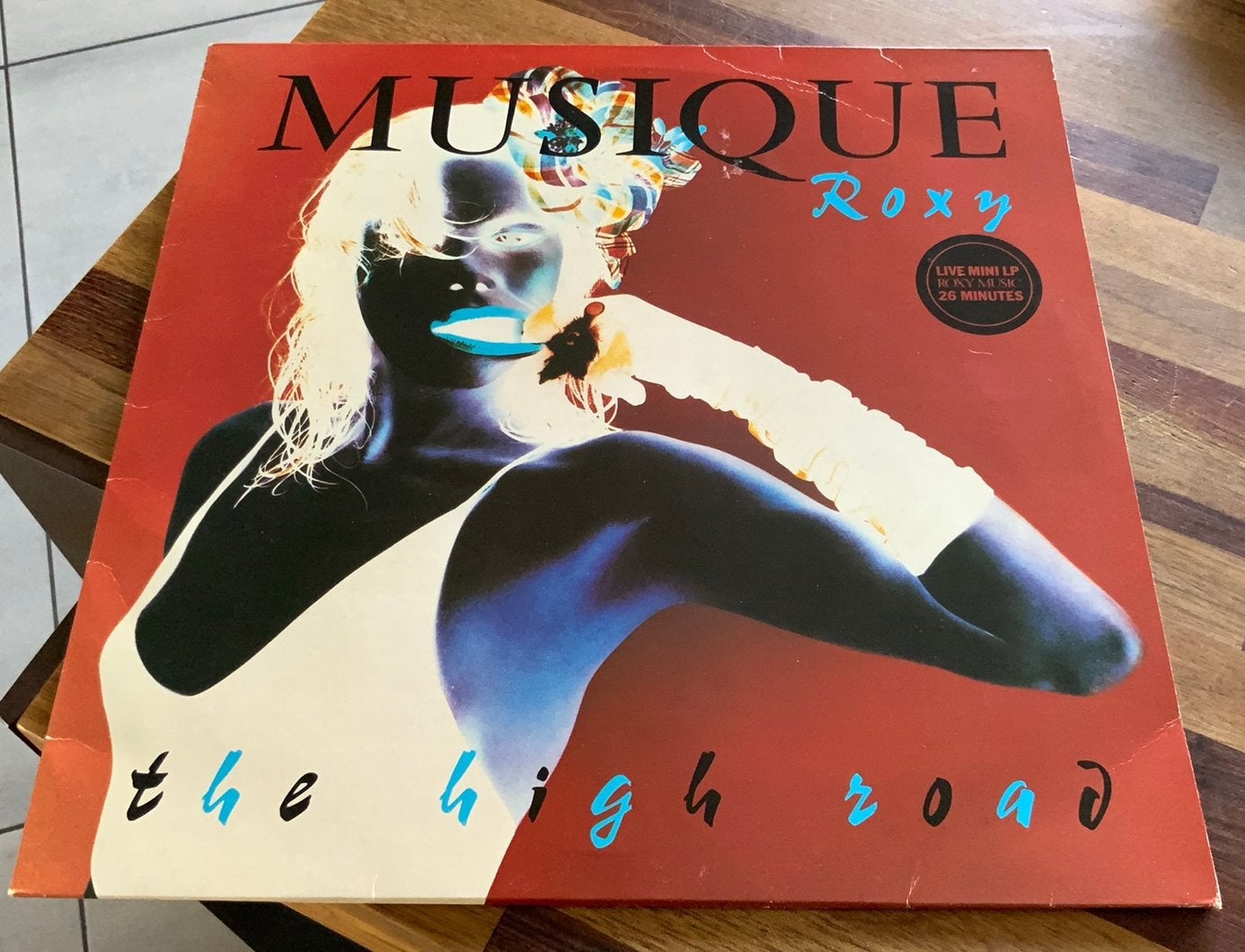 VINYL LIVE MINI LP ROXY MUSIC THE HIGH ROAD 1983 EG HOLLAND, Gebruikt, 12 inch, Verzenden, Pop