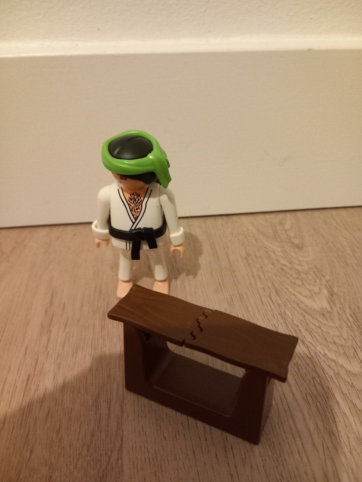 playmobil karate figuur met breekplank, Ophalen of Verzenden