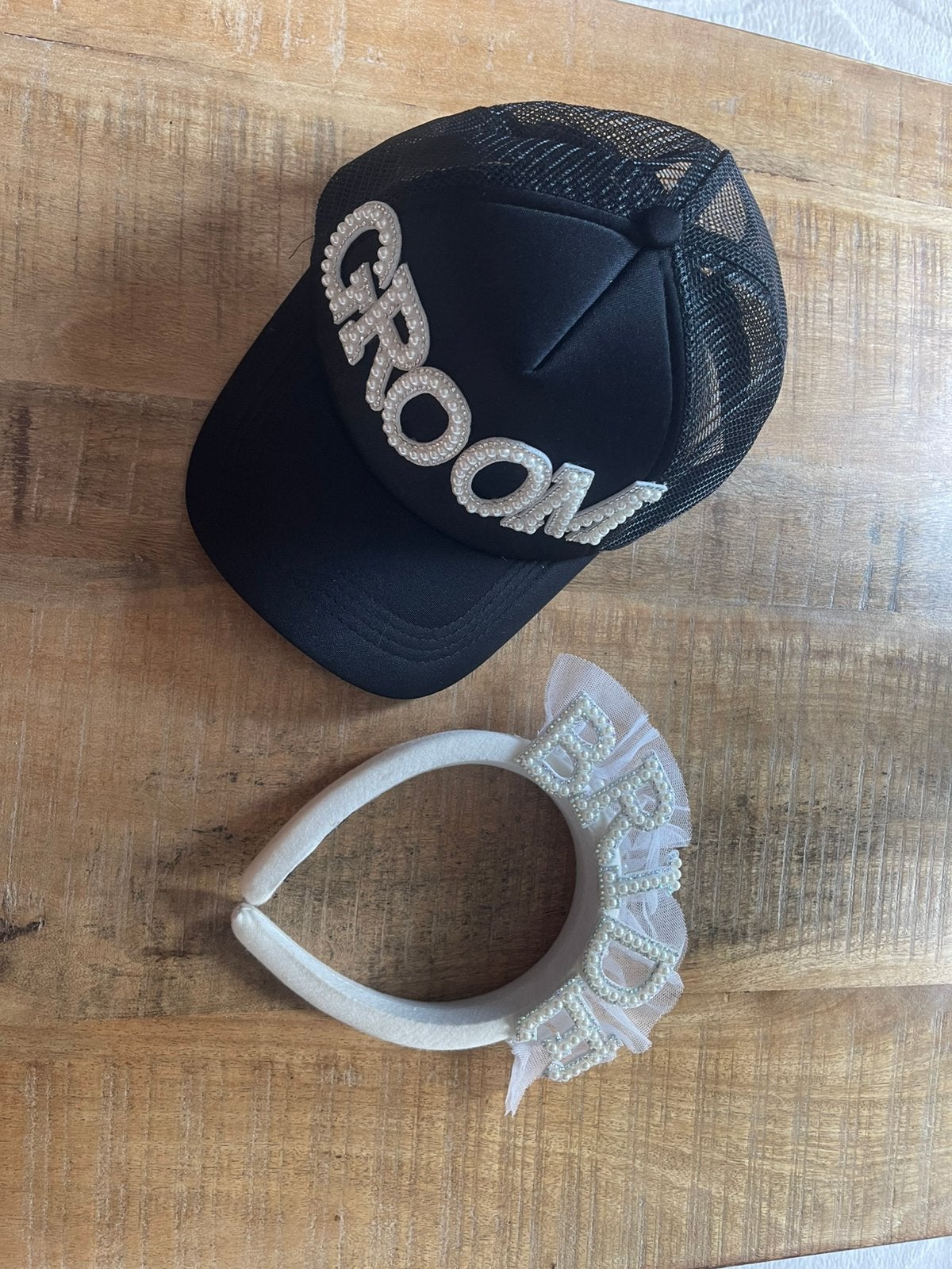 Pet groom en haarband bride, Ophalen of Verzenden, Zo goed als nieuw, 17 tot 18, Dame