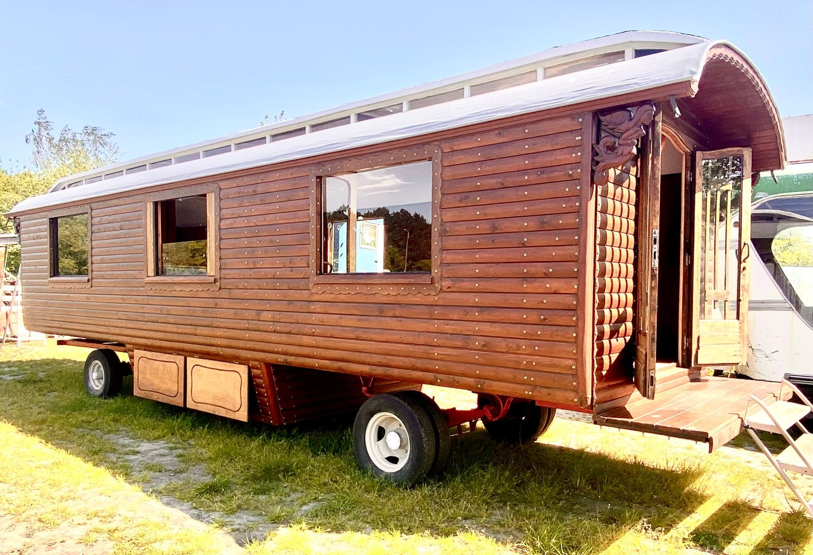 Woonwagen, Pipowagen, Tiny house, Ophalen