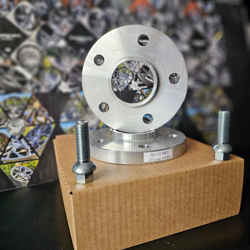 Spoorverbreders spacers Mercedes 5x112 66,5 17mm, Auto diversen, Tuning en Styling, Ophalen of Verzenden