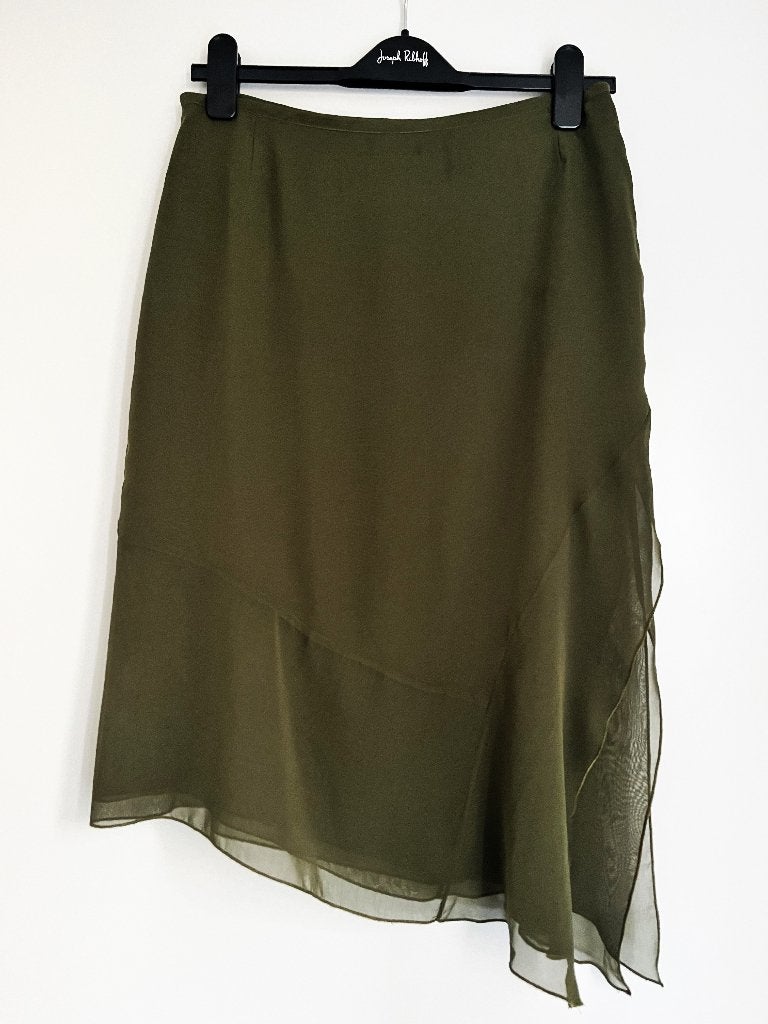 heerlijk gevoerd zomers rokje van Marccain maatje 38, Kleding | Dames, Rokken, Zo goed als nieuw, Knielengte, Marccain, Groen