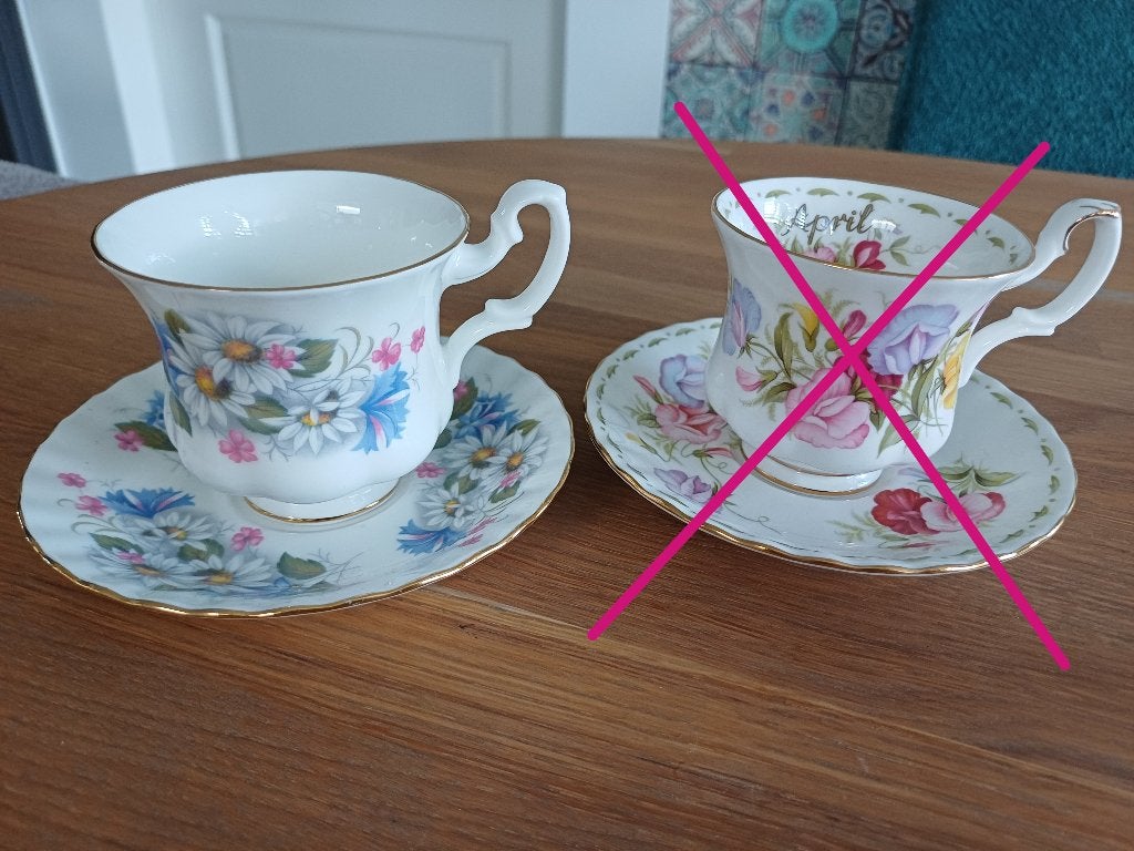 Royal Albert Diverse Kop en Schotels/2 losse bordjes, Ophalen, Zo goed als nieuw, Overige stijlen, Kop(pen) en/of Schotel(s)