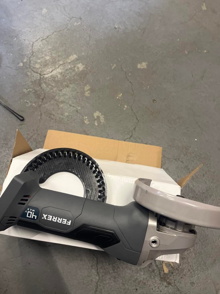 Ferrex 40V Haakse Slijper - Incompleet 4 stuks beschikbaar, Doe-het-zelf en Verbouw, Gereedschap | Slijpmachines, Gebruikt, Haakse handslijpmachine