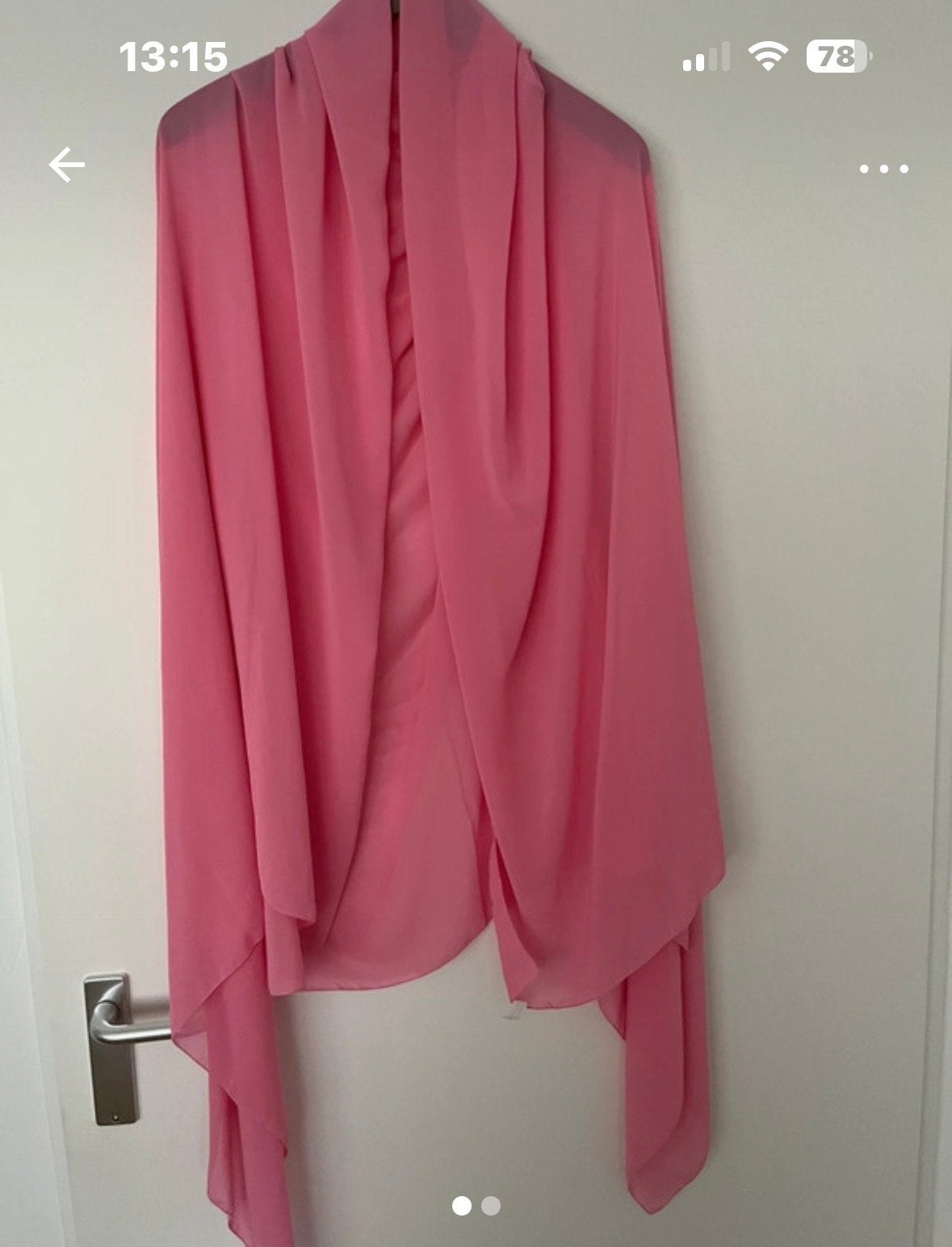 Roze sjaal/stola van Reyberg, Kleding | Dames, Ophalen of Verzenden, Zo goed als nieuw