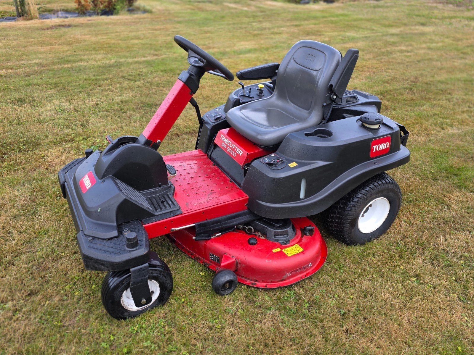 Toro sw5000 zero turn zitmaaier, Ophalen