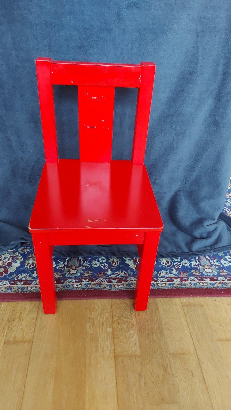 leuke rode, houten peuter/ kleuter stoel, Ophalen, Gebruikt, Stoel(en)