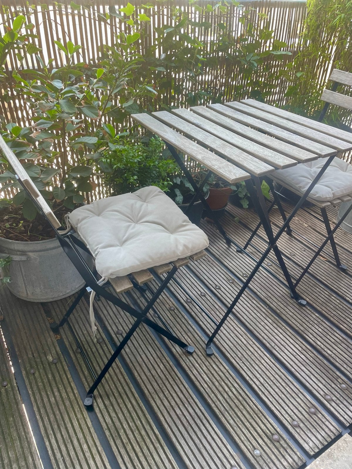 IKEA TÄRNÖ tuinset met 2 stoelen en tafel, Tuin en Terras, Tuinsets en Loungesets, Gebruikt, Eettafel, Tuinset, Hout