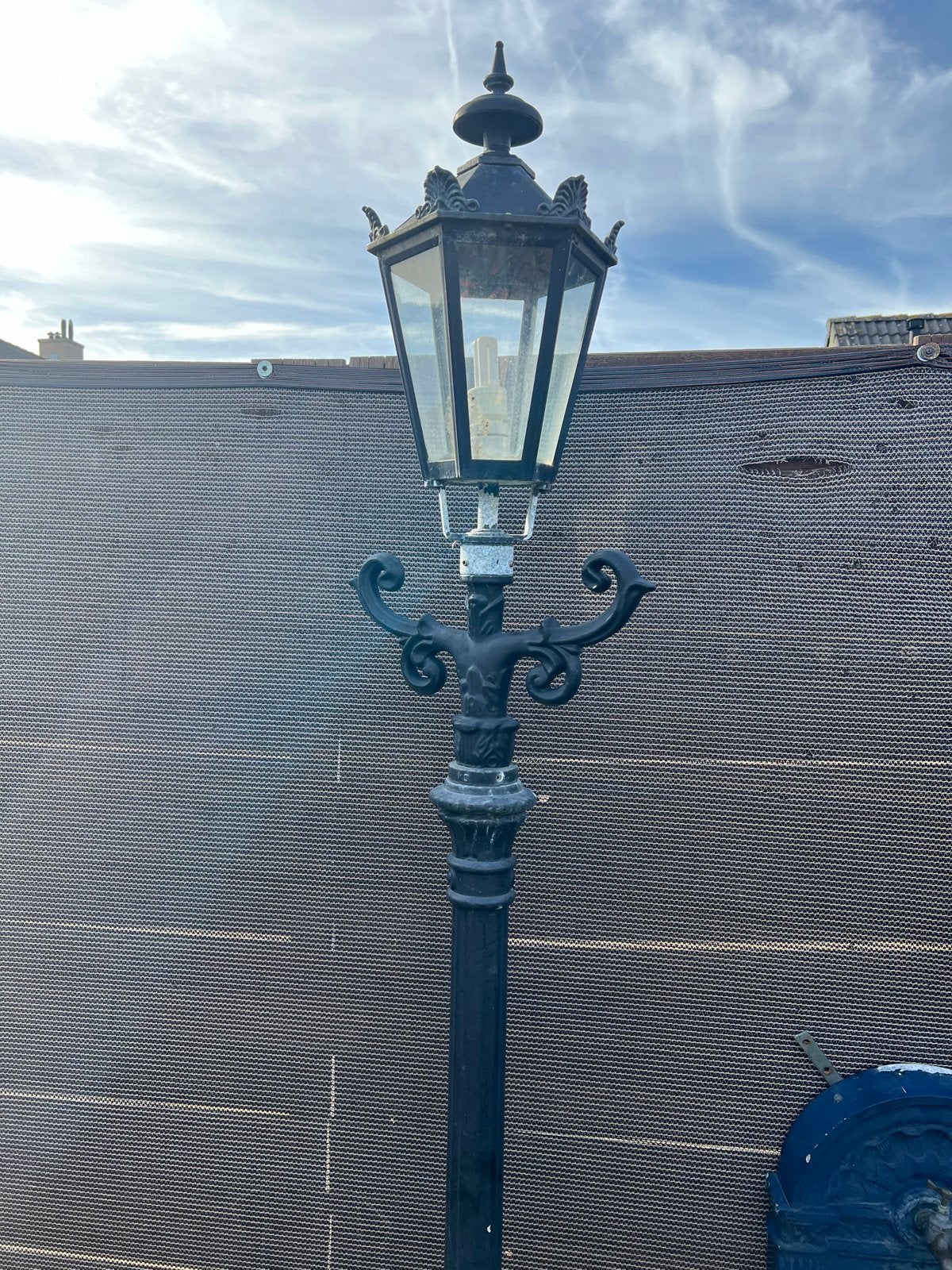 Antieke lantaarnpaal - Klassieke buitenverlichting, Ophalen of Verzenden