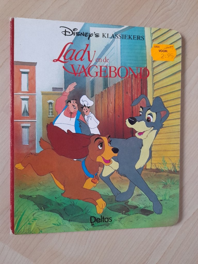 LADY EN DE VAGEBOND Disney's klassiekers  gekartonneerd, Boeken, Ophalen of Verzenden, Gelezen, Fictie algemeen