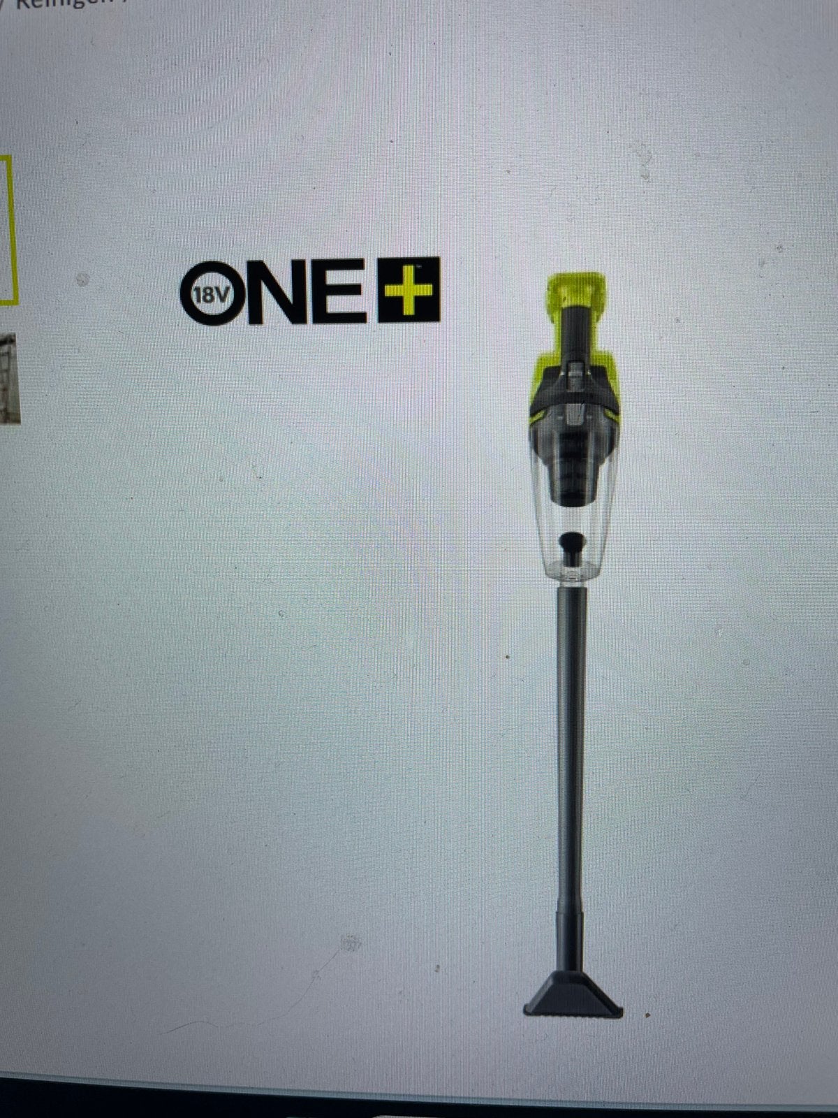 Ryobi.  One plus 18v accu handstofzuiger ex accu, Ophalen, Zo goed als nieuw