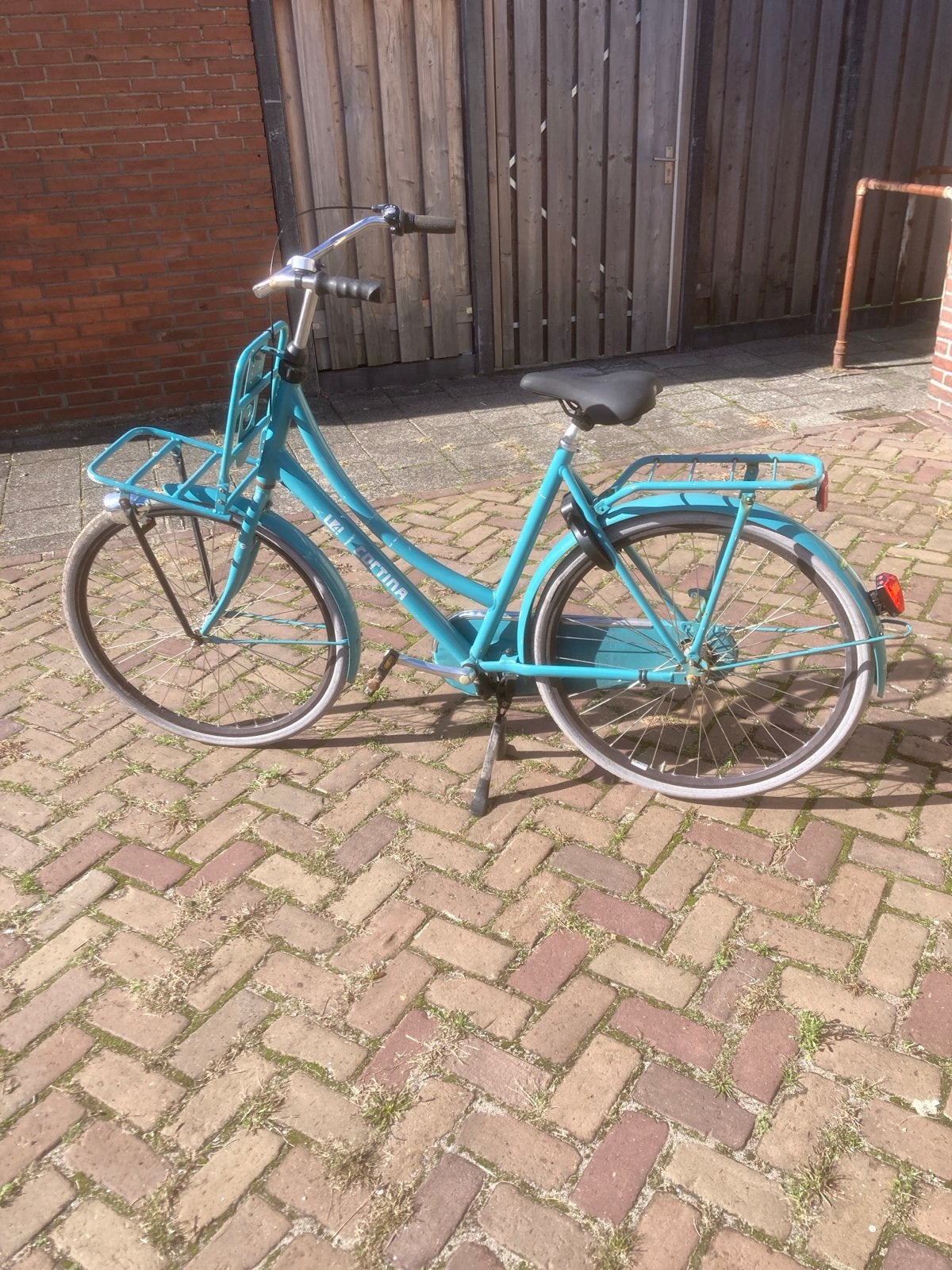 Cortina L4 damesfiets met Shimano versnelling, Terugtraprem, Gebruikt, Versnellingen, 56 cm of meer
