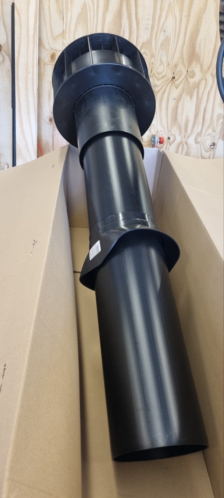Ventilatiepijp Ø 166 L 1050mm met doorvoerpan, Doe-het-zelf en Verbouw, Ventilatie en Afzuiging, Ophalen, Nieuw, Ventilator en Afzuiger