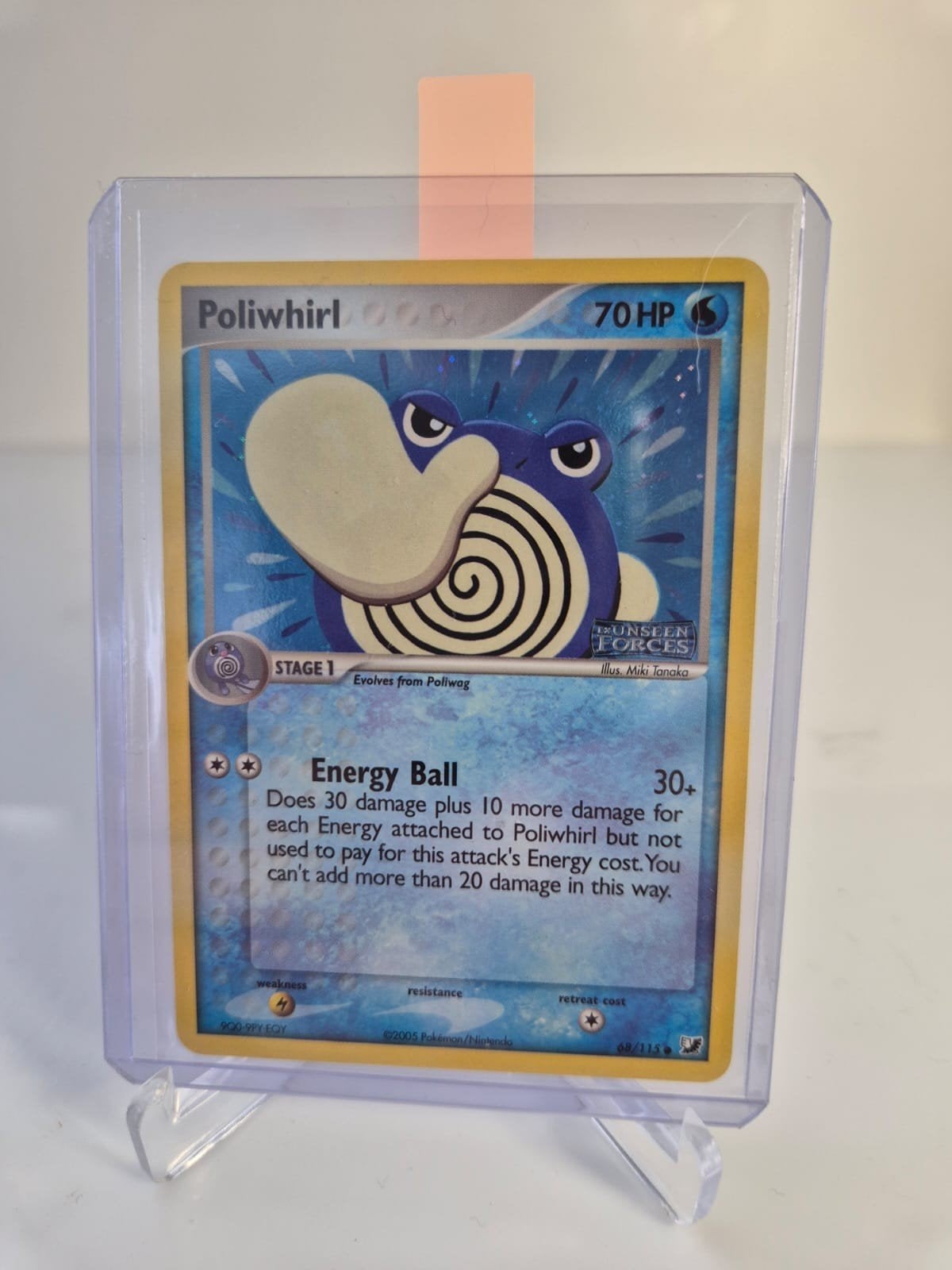 POKEMON KAART; POLIWHIRL, 68/115, HOLO, Ophalen of Verzenden, Zo goed als nieuw