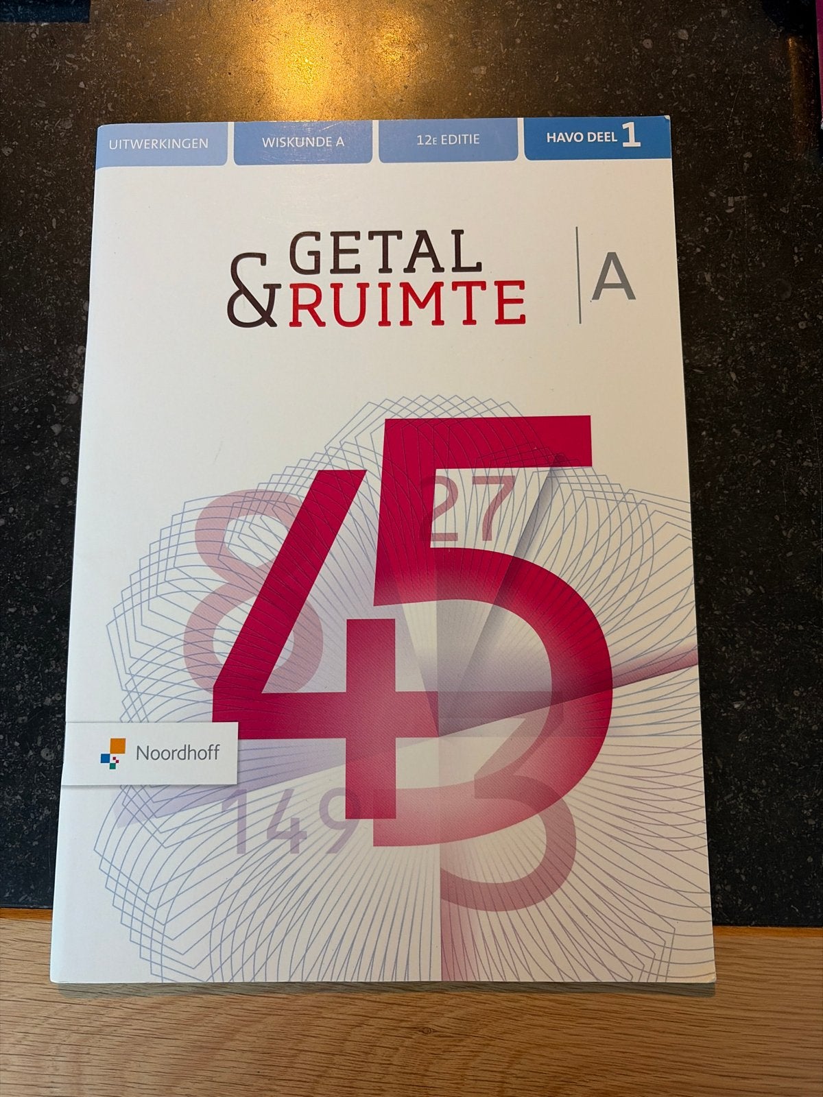 Getal & Ruimte uitwerkingen  HAVO Adeel 1, 2, 3 (12e editie), Boeken, Ophalen of Verzenden, Zo goed als nieuw, HAVO, Wiskunde A
