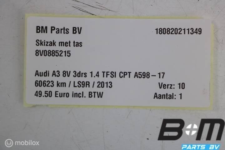Skizak met tas Audi A3 8V 8V0885215, Gebruikt