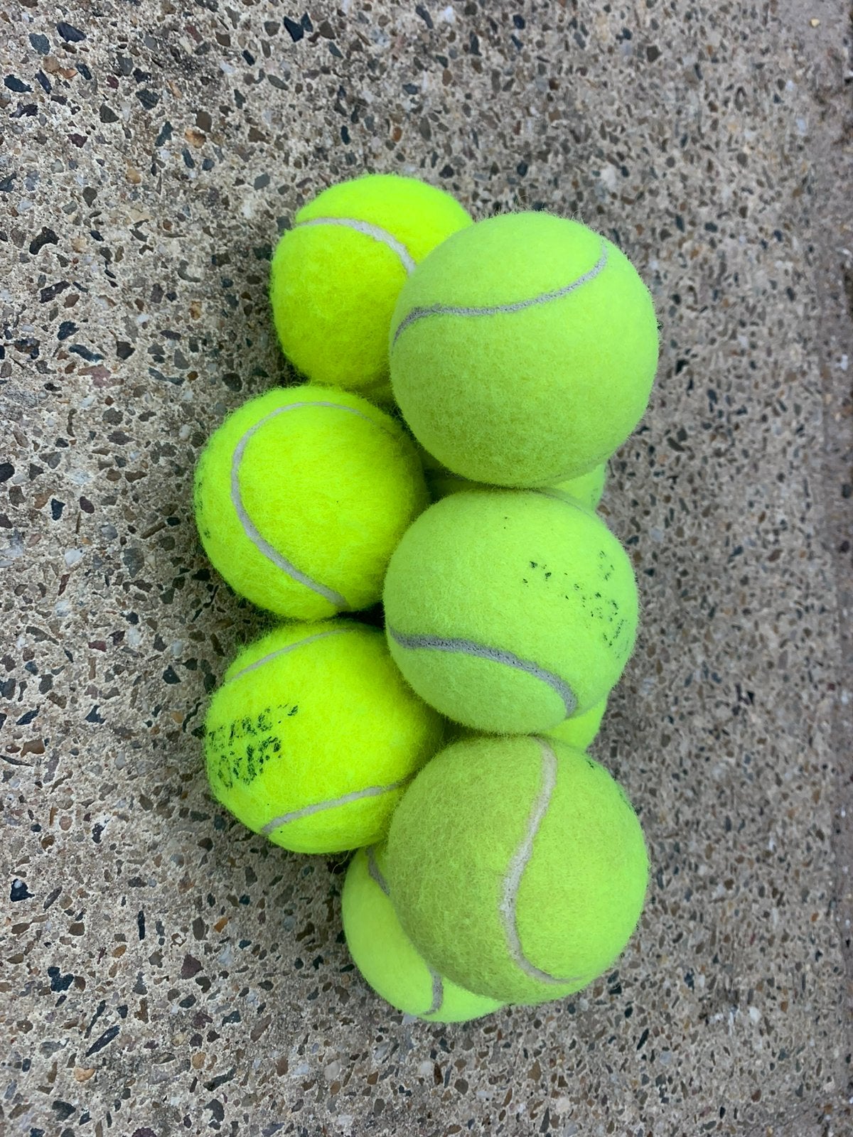Gebruikte tennisballen 50 stuks voor de hond e.d., Ophalen of Verzenden, Gebruikt