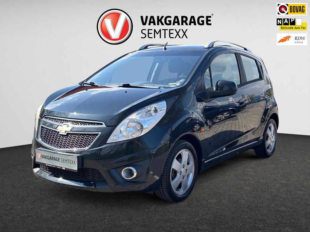 Chevrolet Spark 1.2 16V LT | Org NL | 2de Eig. | Airco | Boo, Voorwielaandrijving, Stof, Gebruikt, Zwart