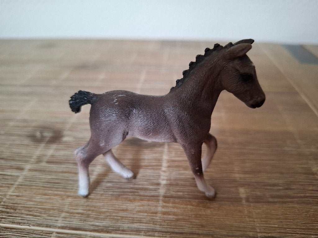 Schleich 42370 veulen uit set mobiele dierenarts, Ophalen of Verzenden, Zo goed als nieuw