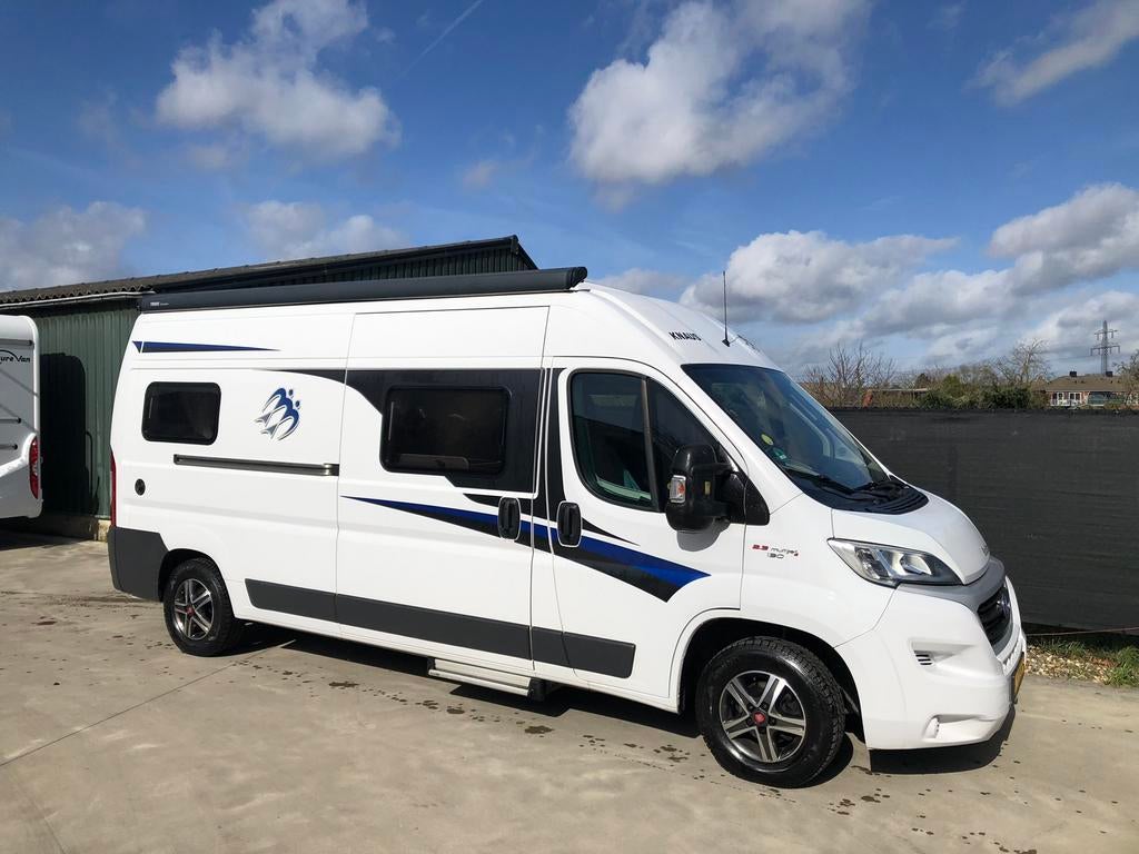 Buscamper Bj 2017 Knaus Boxstar 600 ENKELE BEDDEN 5.99 kort, Particulier, Buscamper of Camperbus, Knaus