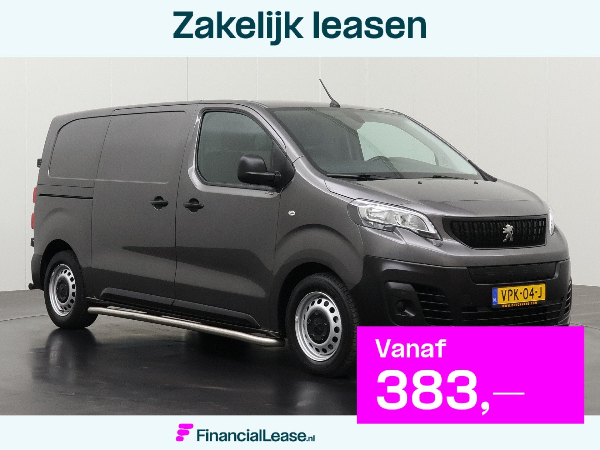 Peugeot e-Expert Lang 75 kWh | Elektrisch | SOH 90,7% | Mult, Gebruikt, Zwart, 75 kWh, 2 stoelen