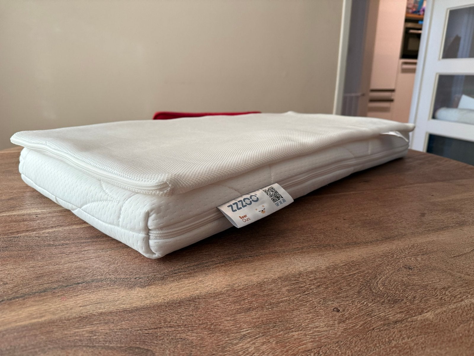 Zzzooo Beer matras + Airgosafe Topper, Ophalen of Verzenden, Zo goed als nieuw, Wieg