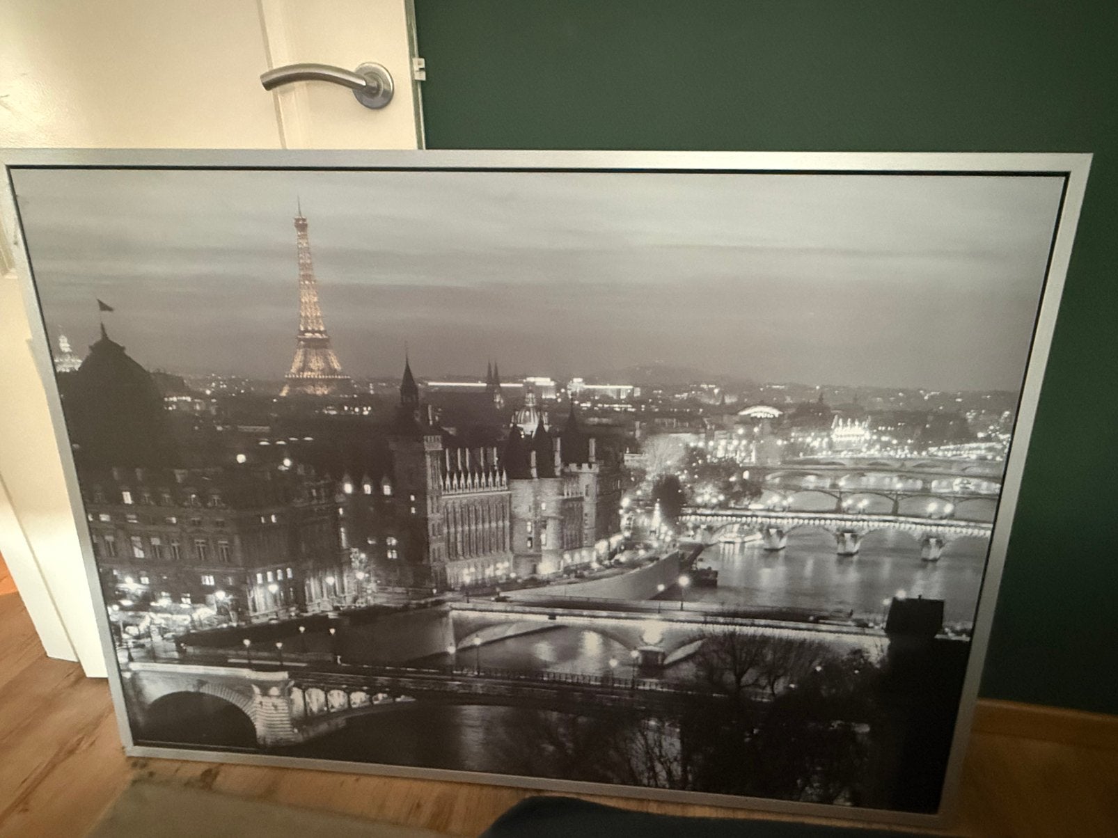 Ikea Paris schilderij, Ophalen, 125 cm of meer, Zo goed als nieuw, Schilderij
