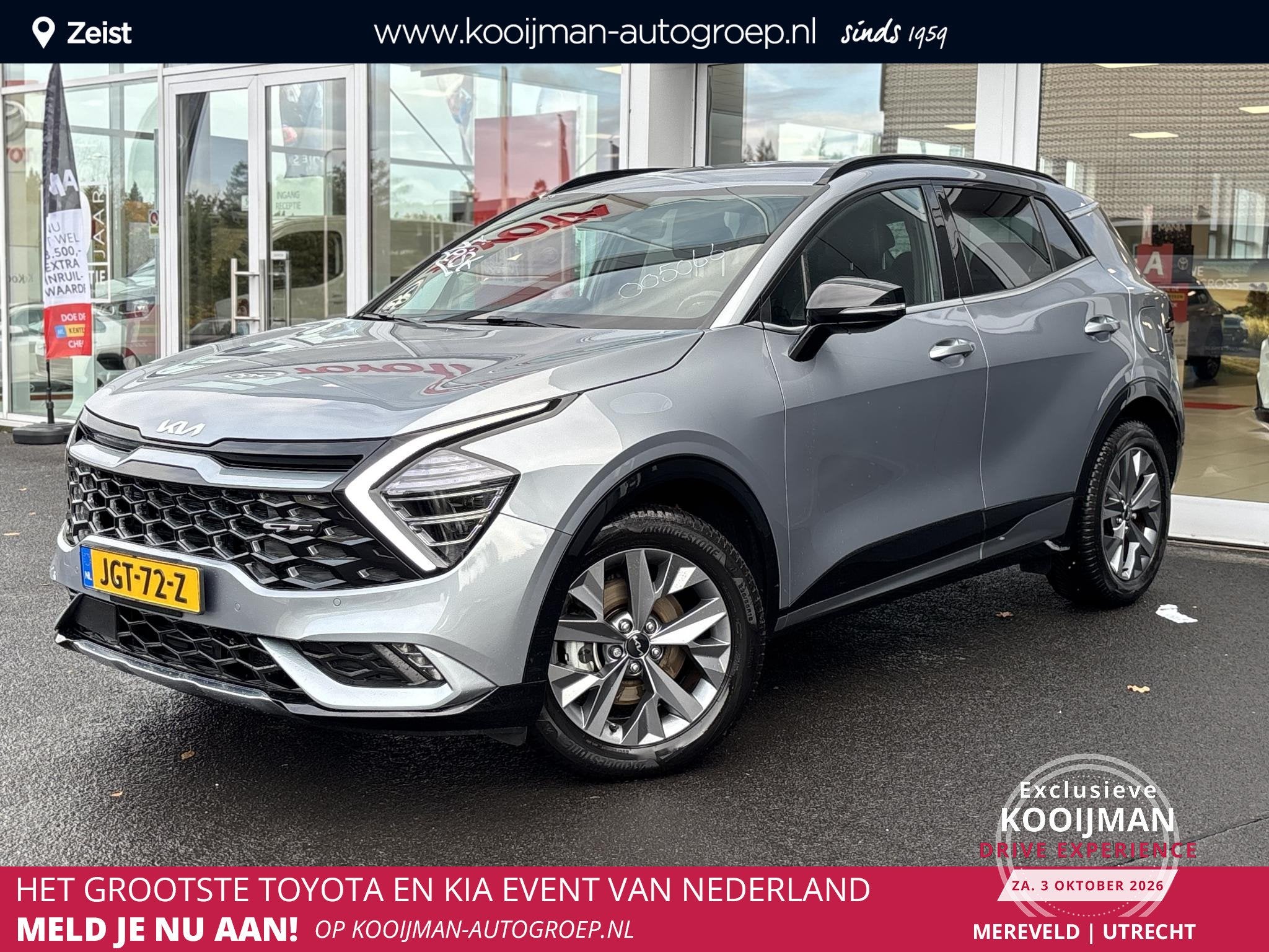 Kia Sportage 1.6 T-GDi Hybrid GT-Line Navigatie | Cruise con