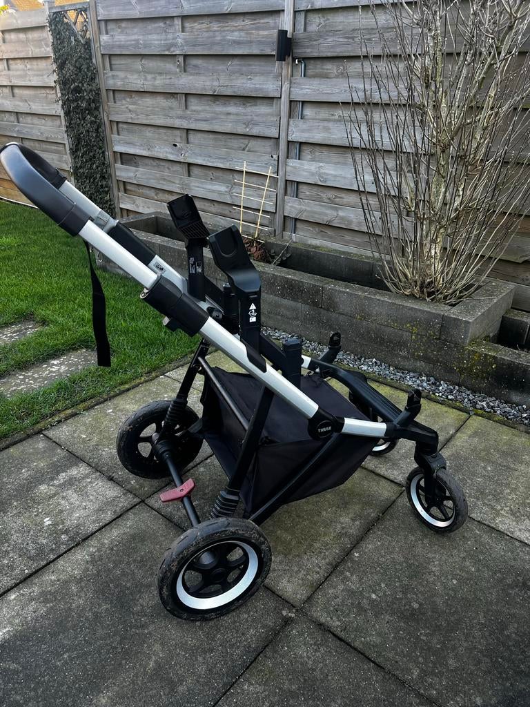 Thule Sleek Duowagen/Kinderwagen - Compleet pakket, Gebruikt, Duowagen, Combiwagen, Ophalen