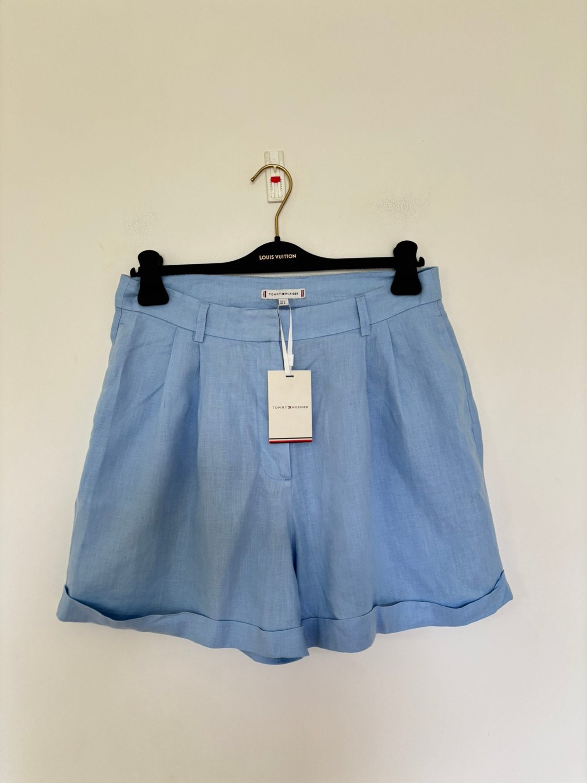 Tommy hilfiger linnen short, Kleding | Dames, Kort, Blauw, Ophalen of Verzenden, Zo goed als nieuw