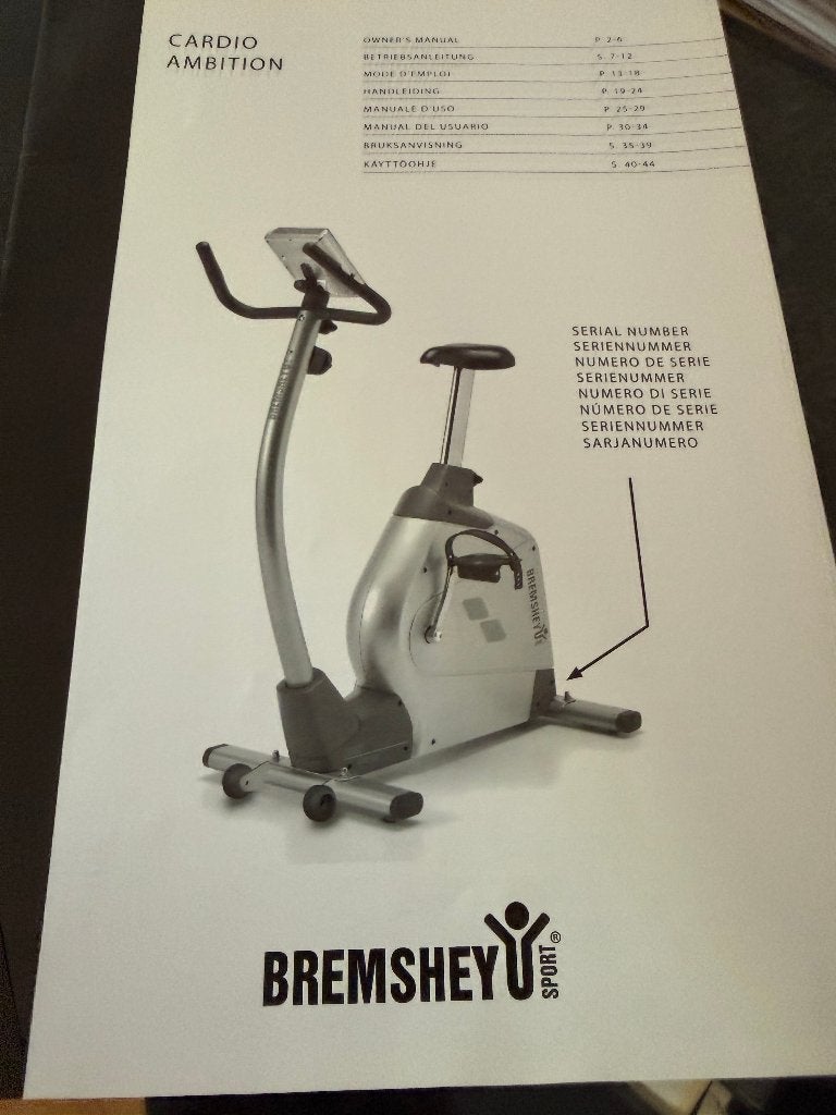Bremshey fitness fiets, Ophalen of Verzenden, Gebruikt, Metaal, Hometrainer