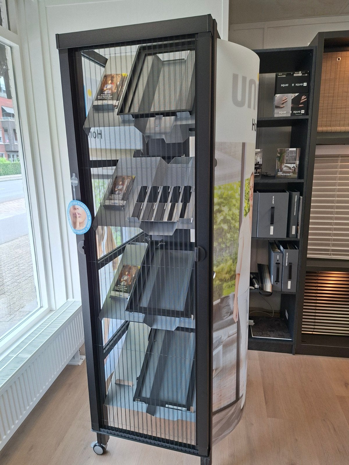 Unilux Plisséfit Easy Hordeur - Zwart RAL9005, Doe-het-zelf en Verbouw, Deuren en Horren, Ophalen, Nieuw, Hordeur, 200 tot 215 cm