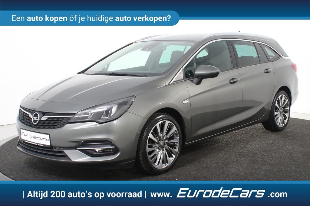 Opel Astra Sports Tourer 1.5 CDTI Elegance (bj 2020), Auto's, Opel, Voorwielaandrijving, Gebruikt, Leder en Stof, 3 cilinders