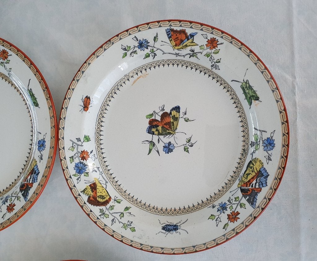 Petrus Regout vlinderborden, Antiek en Kunst, Ophalen