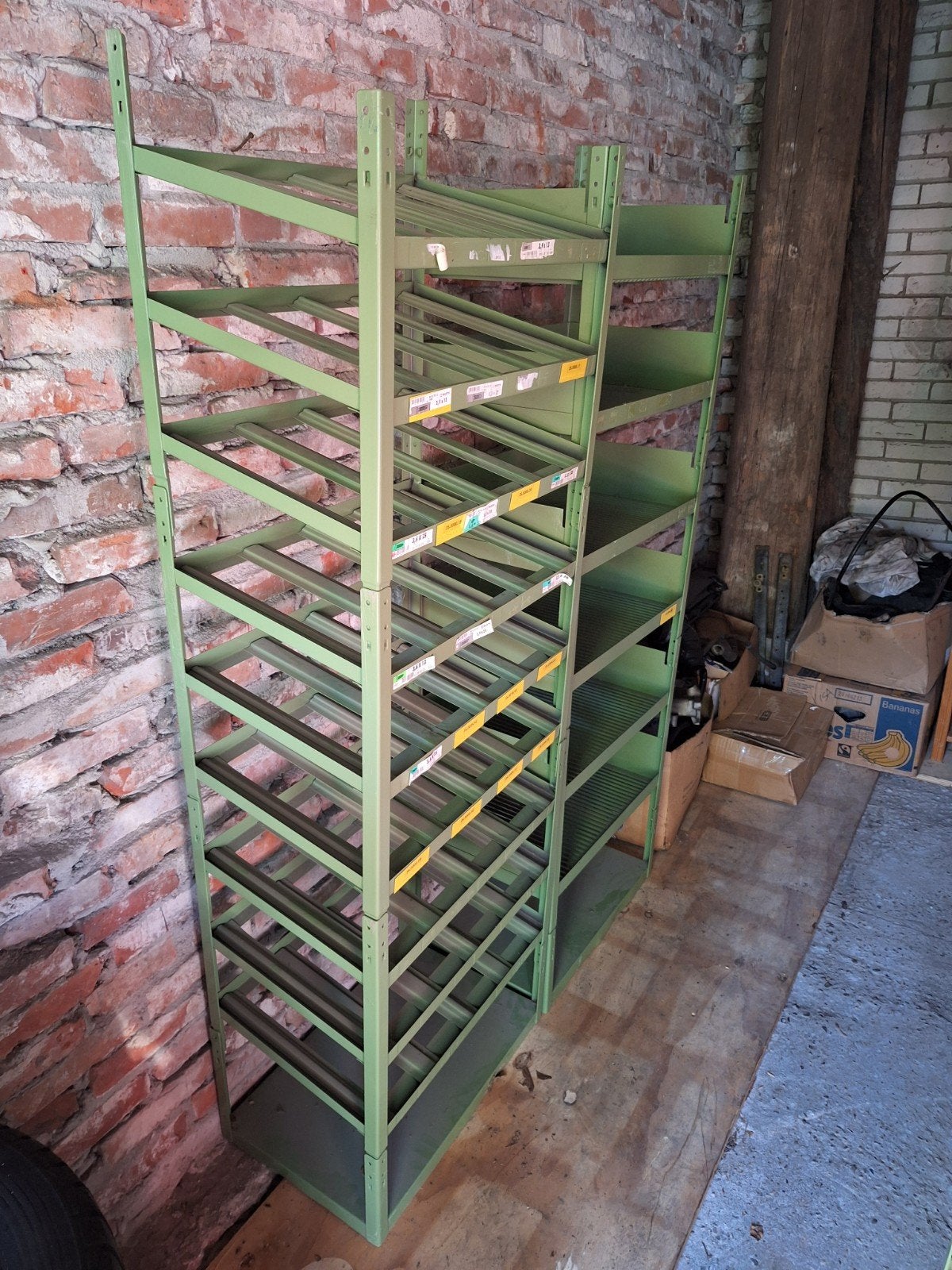 Groene Würth magazijnkasten met lades en legborden, Ophalen, Gebruikt, IJzer