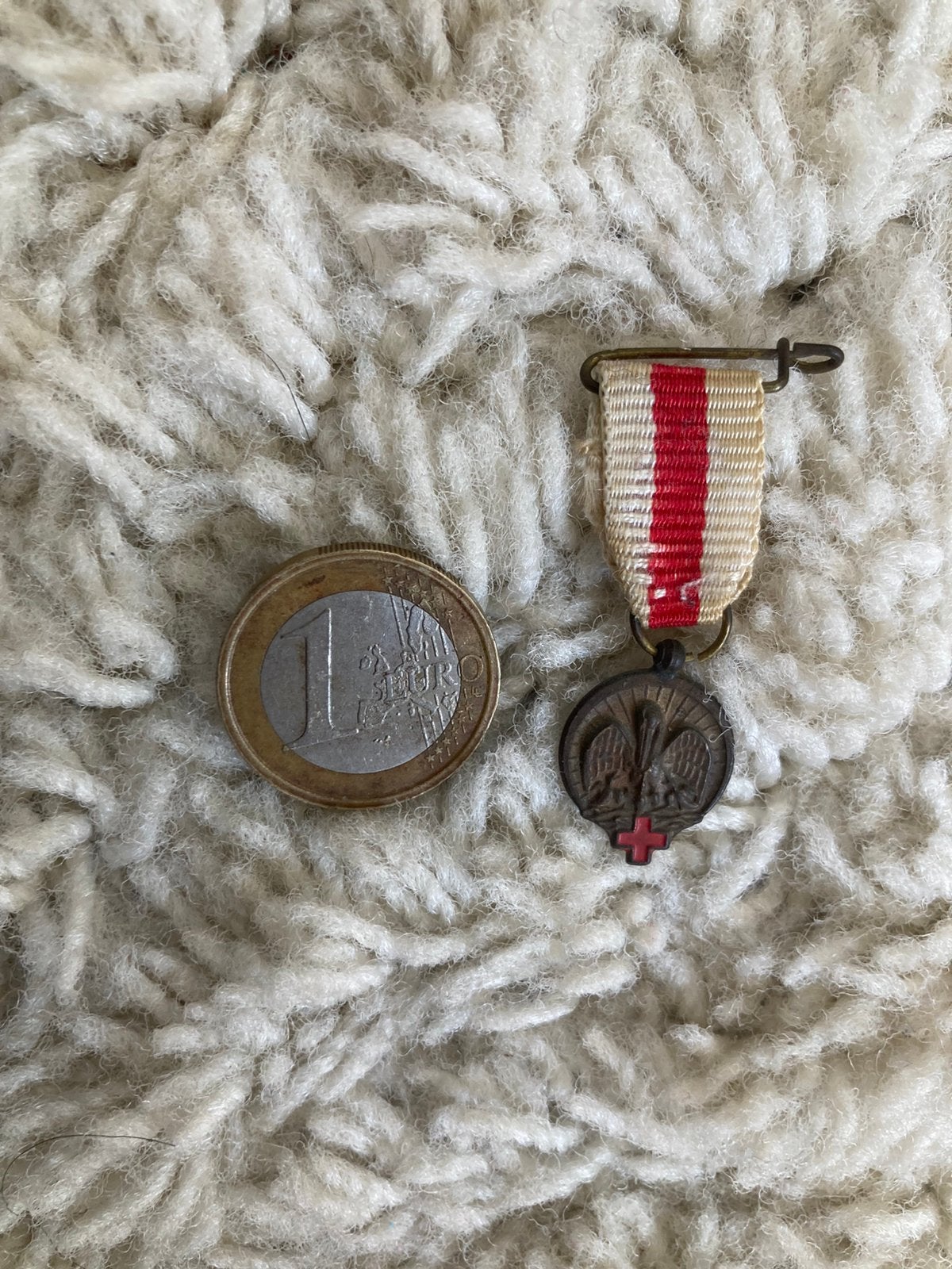Militairia medaille, Verzamelen, Ophalen of Verzenden, Landmacht, Nederland, Lintje, Medaille of Wings