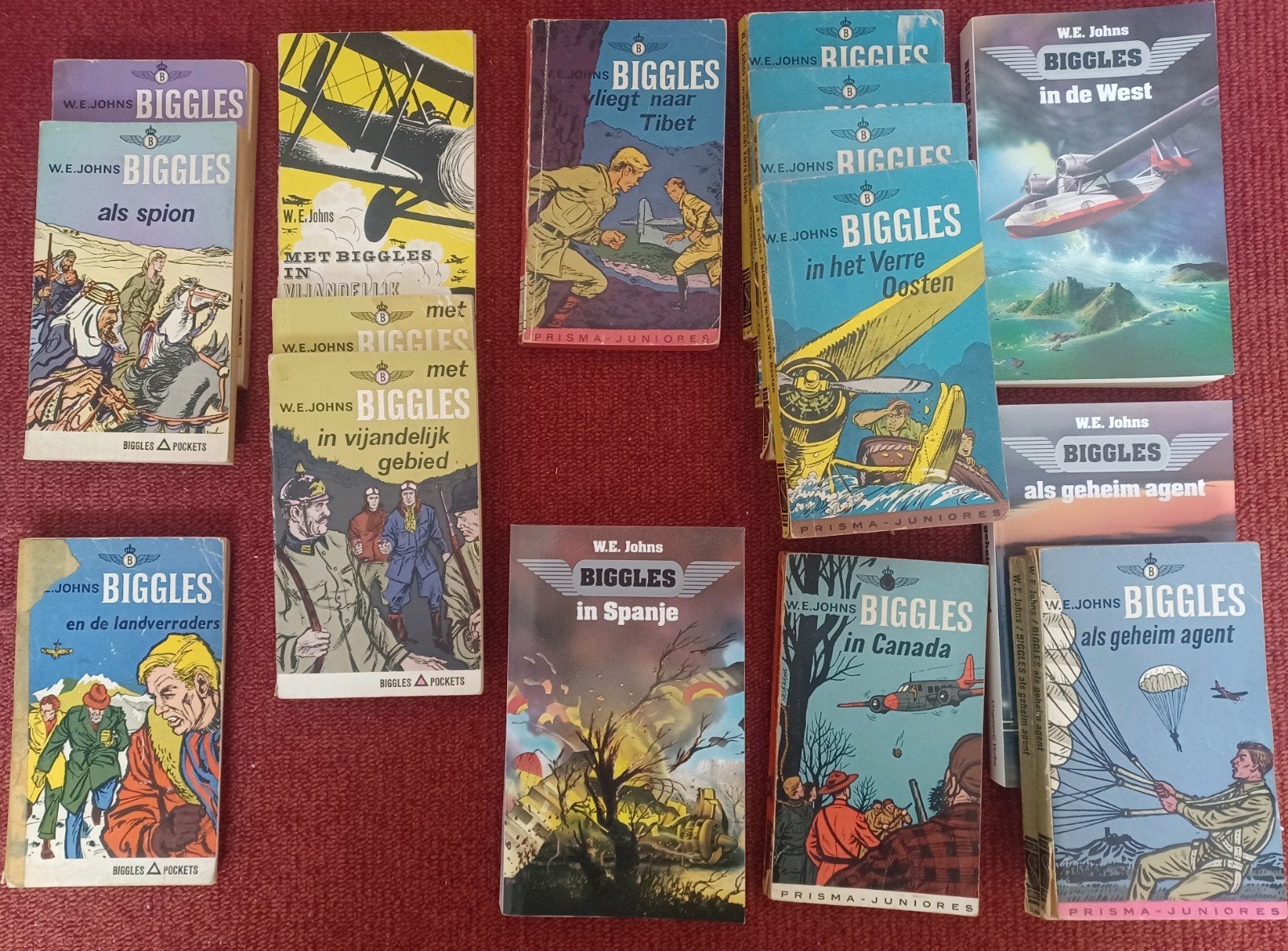 Biggles pockets, Boeken, Avontuur en Actie, Verzenden, Gelezen