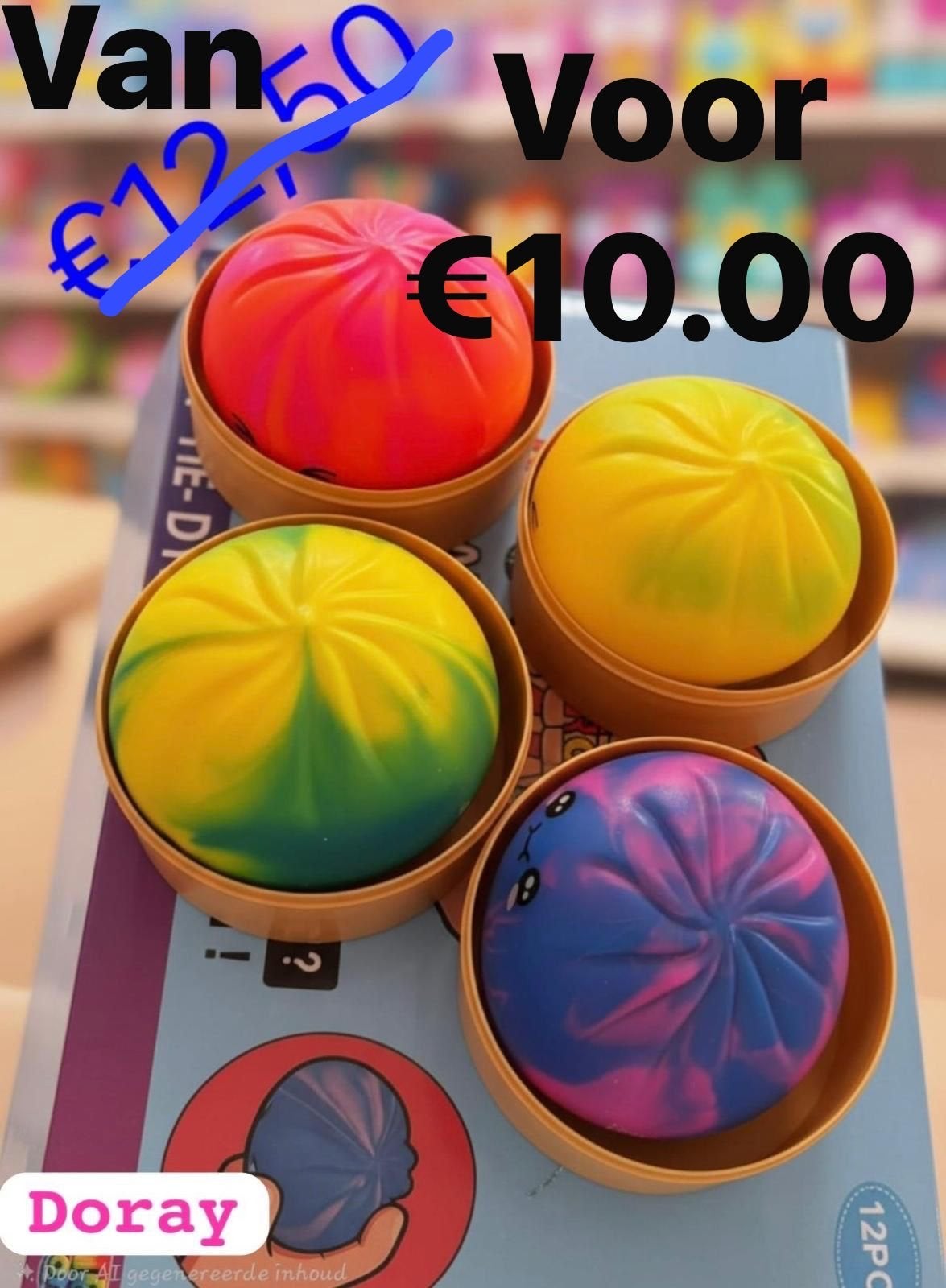 Diverse Squishy Bun Fidget Toys - Per Stuk, Ophalen, Nieuw, Jongen of Meisje