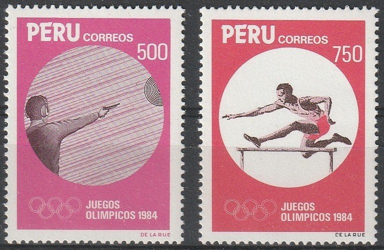 4268. Peru 1268/69 pfr. Olymp. Spelen, Ophalen of Verzenden, Postfris, Zuid-Amerika