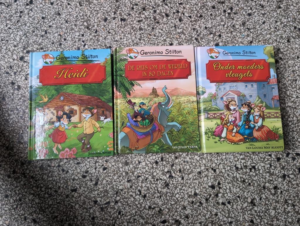 3 leuke Geronimo Stilton boeken, Dieren en Toebehoren, Vissen | Aquaria en Toebehoren, Ophalen of Verzenden