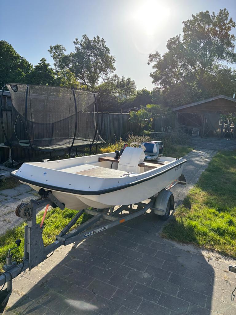 Stabiele visboot/toerboot met Yamaha 20pk buitenboordmotor, Watersport en Boten, Overige merken, Gebruikt, Buitenboordmotor, Tot 1.00 meter