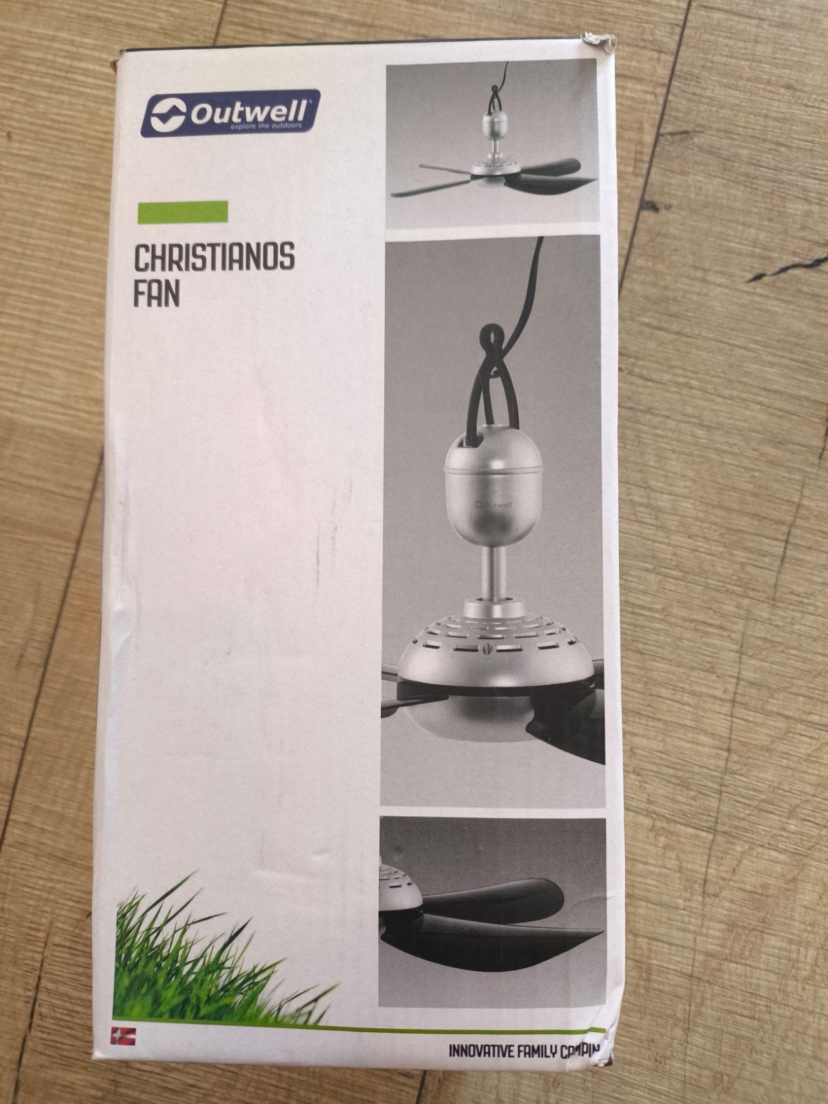 Outwell Christianos Fan - Ventilator voor de camping, Ophalen of Verzenden, Zo goed als nieuw, Plafondventilator