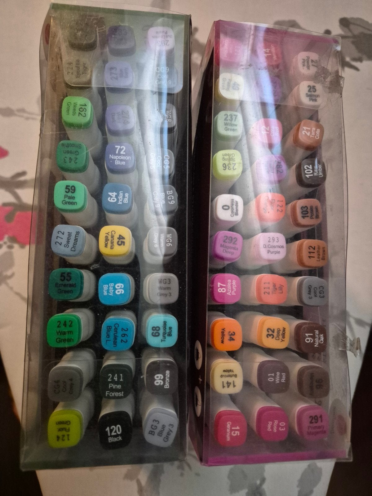 DecoTime Aquamarkers - 2 sets van 30 stuks, Hobby en Vrije tijd, Tekenen, Ophalen of Verzenden, Zo goed als nieuw, Potlood of Stift