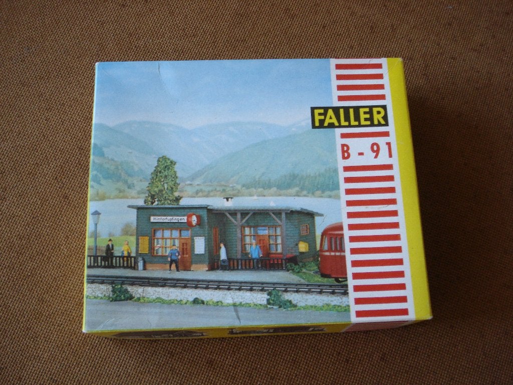 Faller B-91 bouwdoos  station B 91 H0, Overige merken, Gebruikt, Verzenden, Gelijkstroom of Wisselstroom
