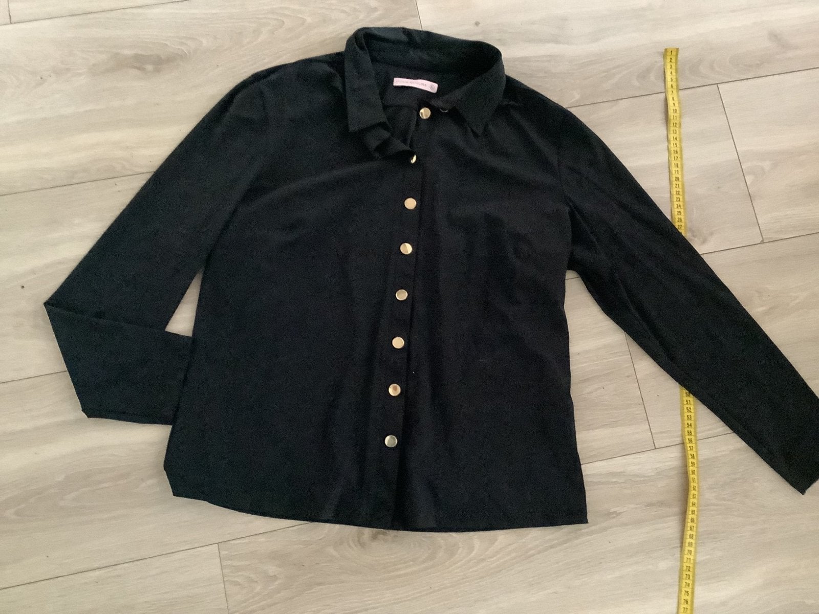 Studio Anneloes travelstof blouse XL met gouden knopen, Kleding | Dames, Ophalen of Verzenden, Zo goed als nieuw, Maat 46/48 (XL) of groter